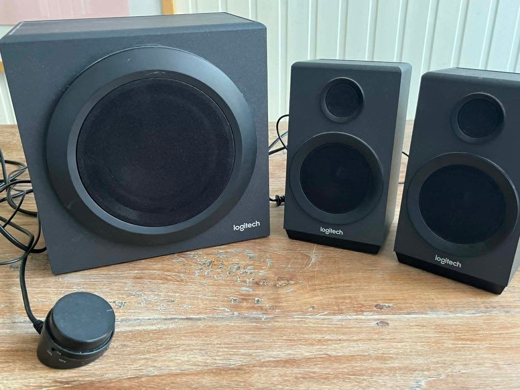 Logictec multimedia speakers set, Ophalen of Verzenden, Gebruikt, Logitech