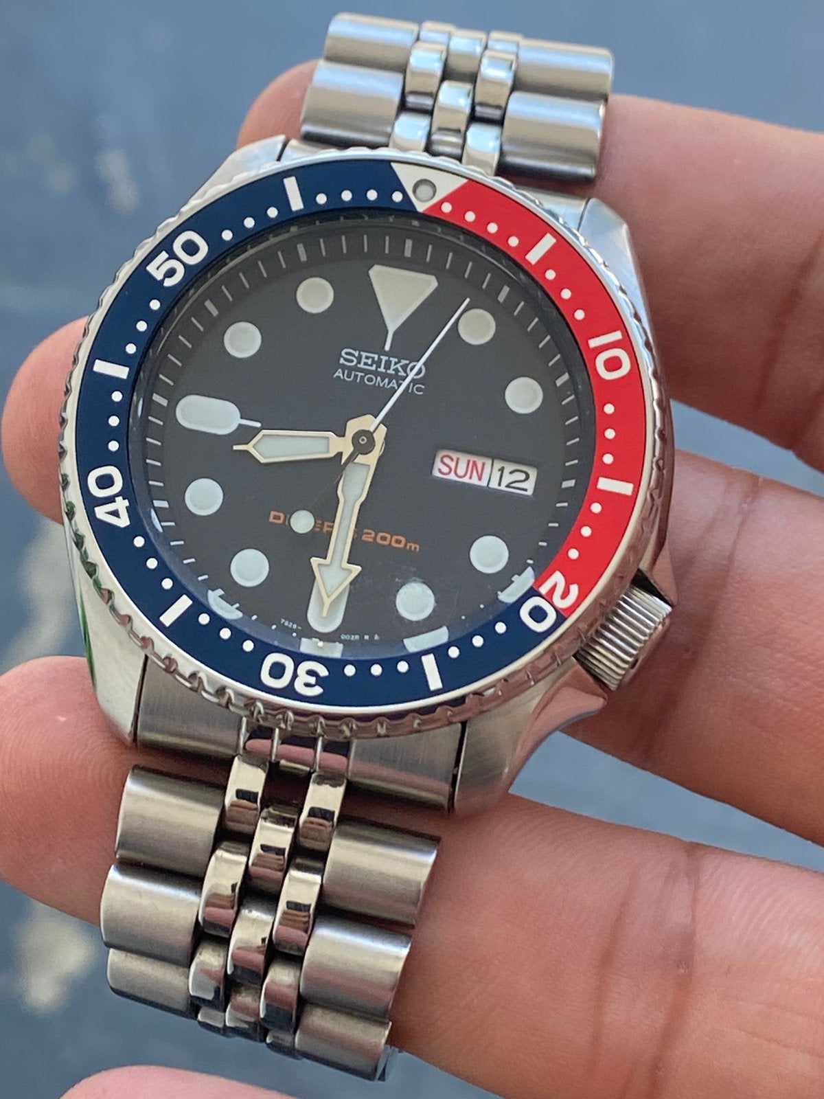 Seiko Skx 009 Driver Automatic - Ensemble complet, Enlèvement ou Envoi, Comme neuf, Seiko