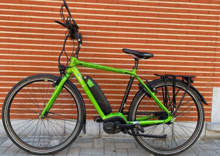 Elektrische fiets E-bike Batavus Turbo Trek velo, Ophalen, Velgrem, Versnellingen, Zo goed als nieuw