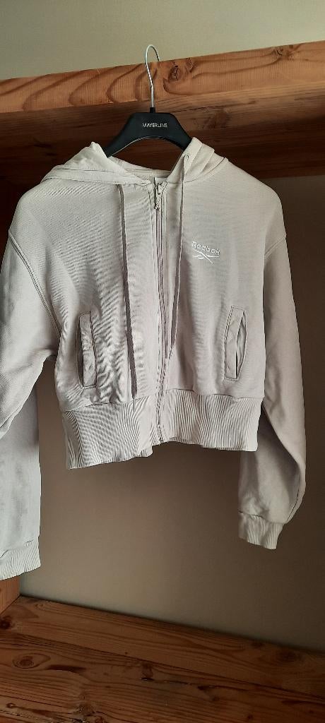 Joli pull Reebok taille XS, Enlèvement ou Envoi, Beige, Comme neuf, Reebok