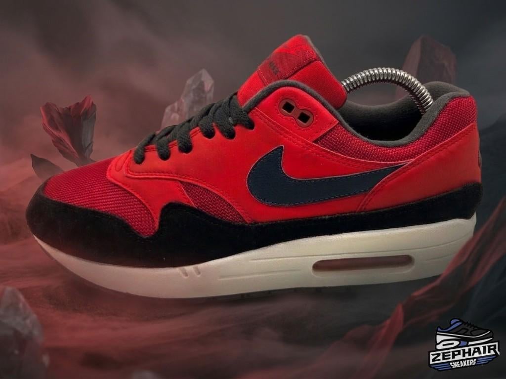 Nike Air Max 1 'Red Crush' EU44 2018, Kleding | Heren, Schoenen, Zwart, NIKE, Ophalen of Verzenden, Sneakers