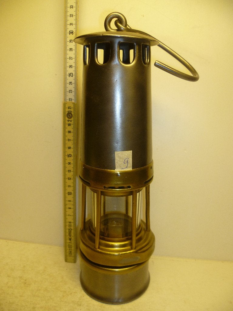Mijnlamp Compleet Uitstekende Staat met glaasje Schottugen M, Enlèvement ou Envoi