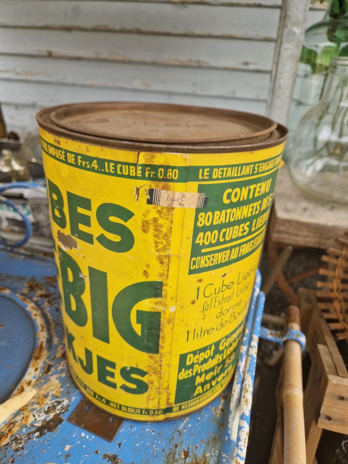 ancienne étagère LIEBIG 27/21cm €20, Collections, Marques & Objets publicitaires, Enlèvement