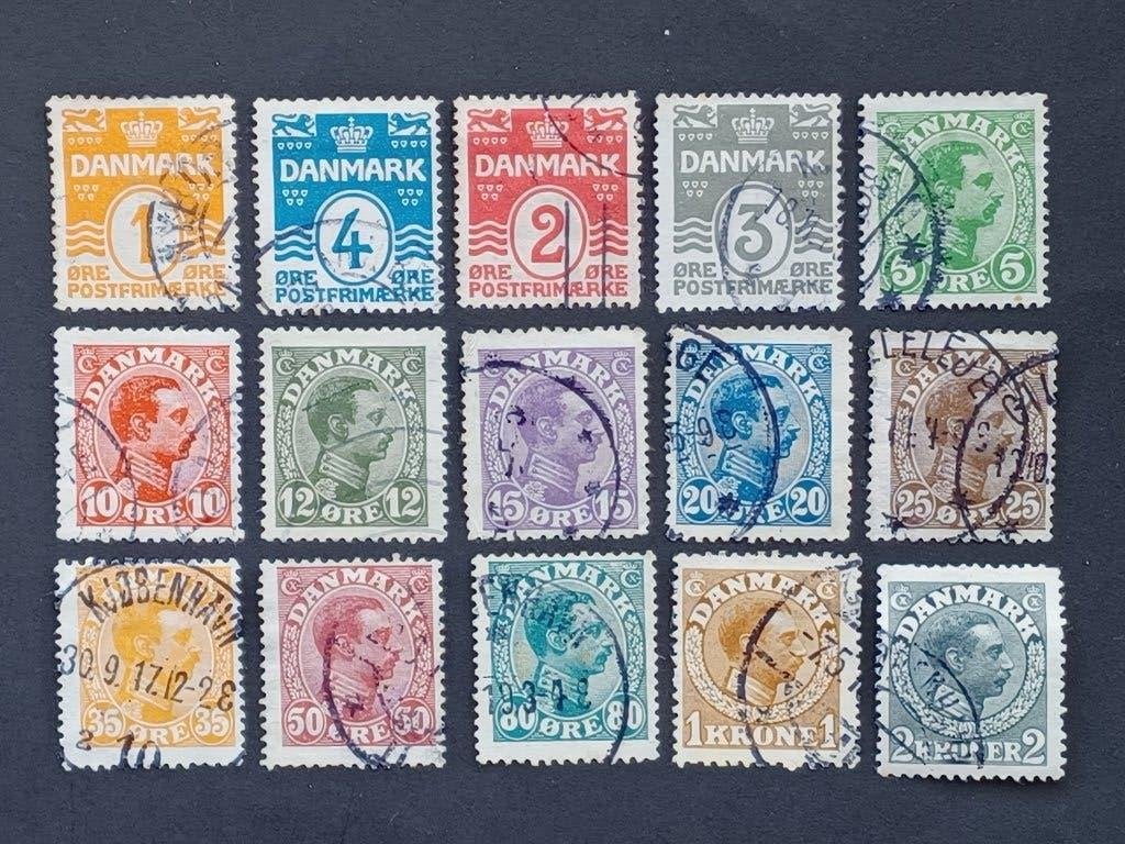 Postzegels Denemarken, Ophalen of Verzenden, Denemarken, Gestempeld