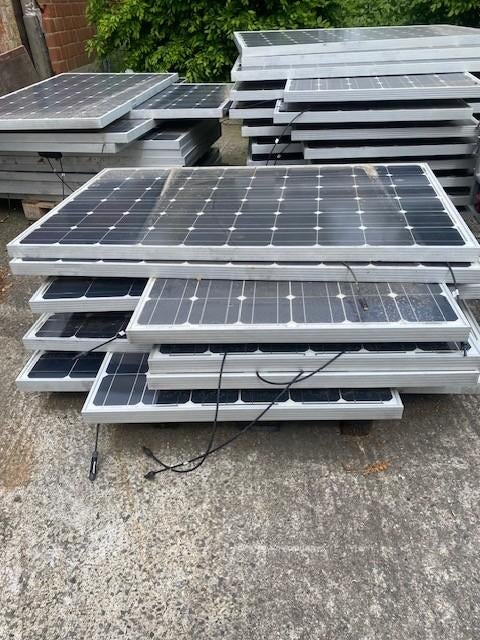 zonnepanelen, Enlèvement, Utilisé, Panneau