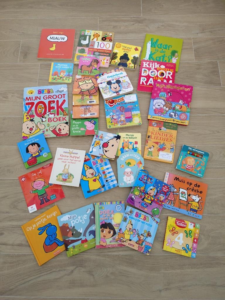 Zeer groot pakket peuterboekjes (voor 1 à 3 jaar), Boeken, Ophalen, Zo goed als nieuw, 1 tot 2 jaar