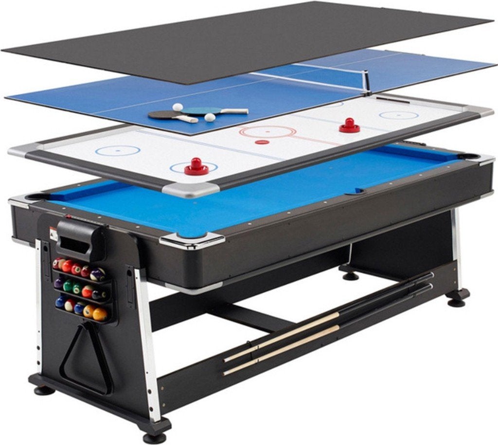MultiGame tafel - pooltafel - airhockey - pingpong 3in1, Sports & Fitness, Billards & Billards américains, Enlèvement ou Envoi