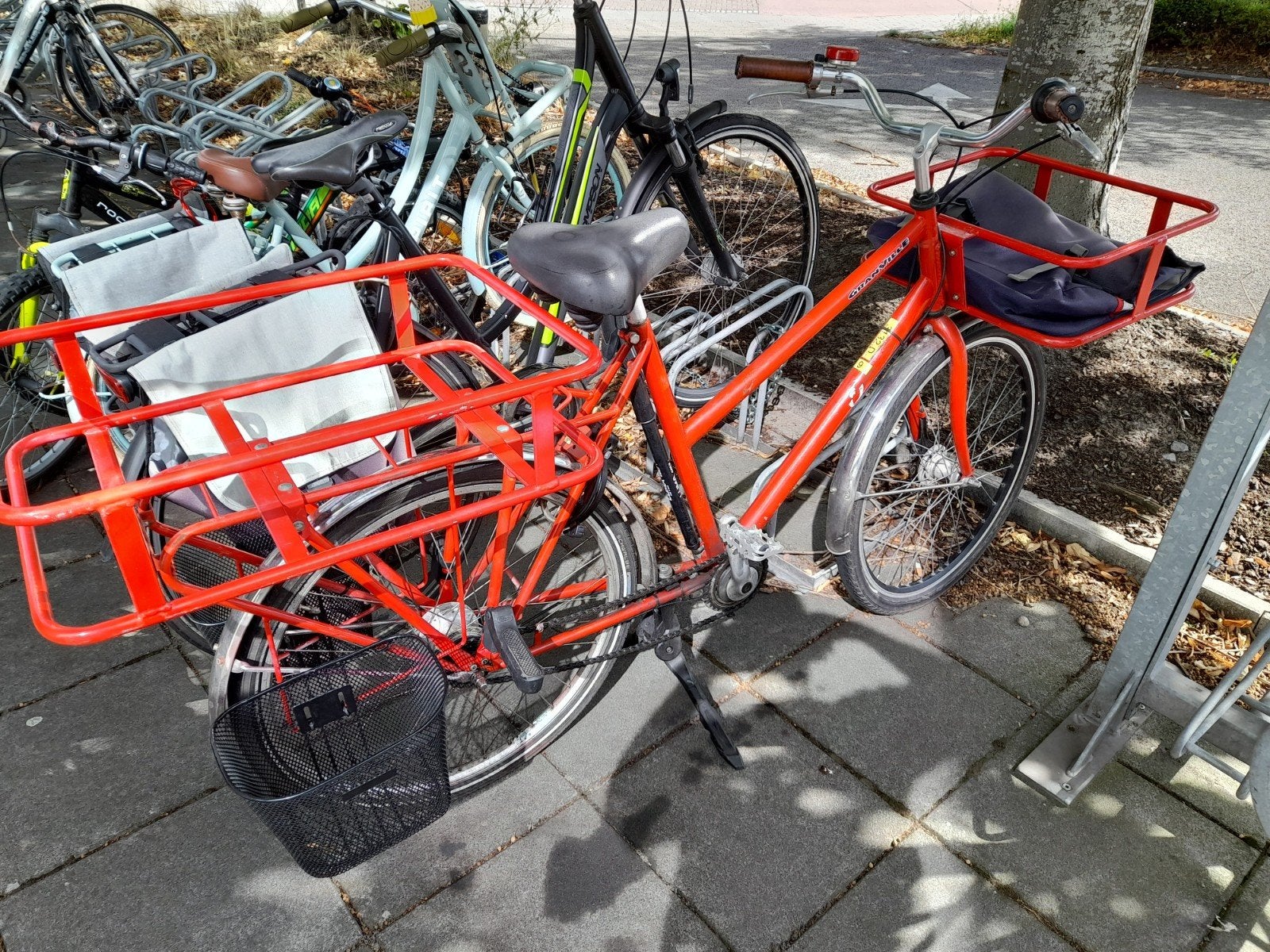 postbode fiets, Ophalen