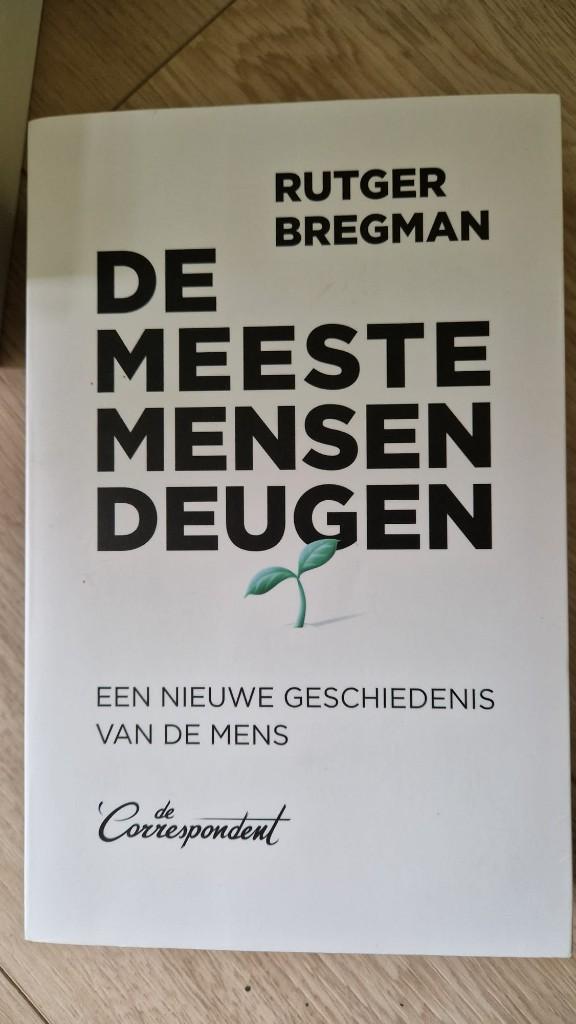 De meeste mensen deugen, Boeken, Ophalen, Zo goed als nieuw, Algemeen, Rutger Bregman