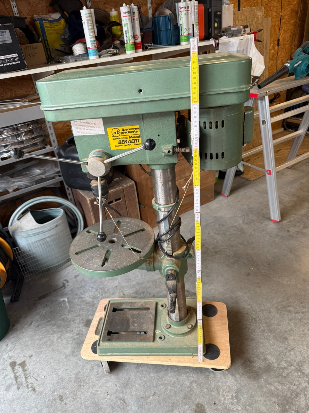 Kolomboormachine, Doe-het-zelf en Bouw, Gereedschap | Boormachines, Ophalen, Gebruikt, Boormachine