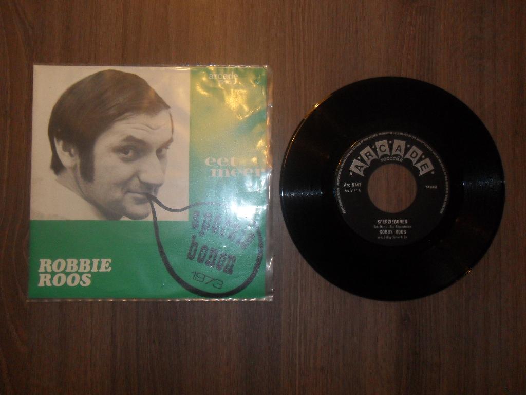Robbie Roos - Sperziebonen, Cd's en Dvd's, Vinyl | Nederlandstalig, Ophalen of Verzenden, Gebruikt, 7 inch, Levenslied of Smartlap