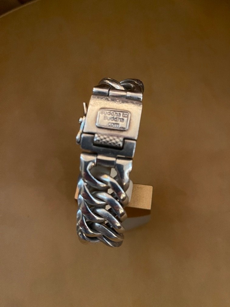 Buddha to Buddha armband Chain 2 zilver 925 buddhatobuddha, Ophalen of Verzenden, Gebruikt, Zilver, Zilver