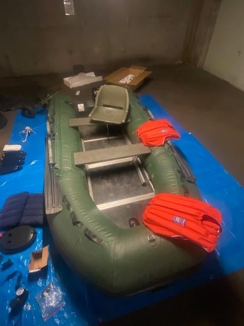 Zodiac vortex opblaasbare boot buitenboordmotor 1.60 >> 3.40, Watersport en Boten, Ophalen, Overige materialen, Gebruikt, Minder dan 10 pk