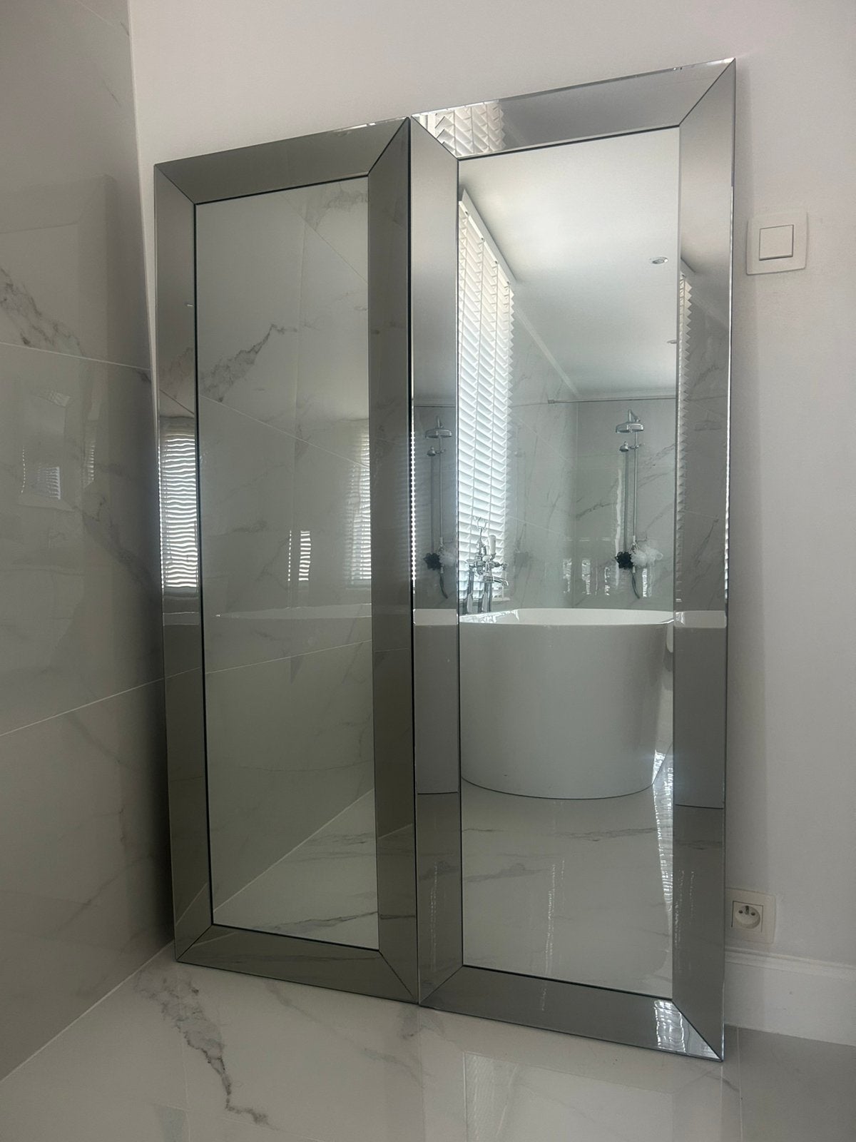 Spiegel Kuster style 2x (50x150) €70 per stuk, Huis en Inrichting, Ophalen