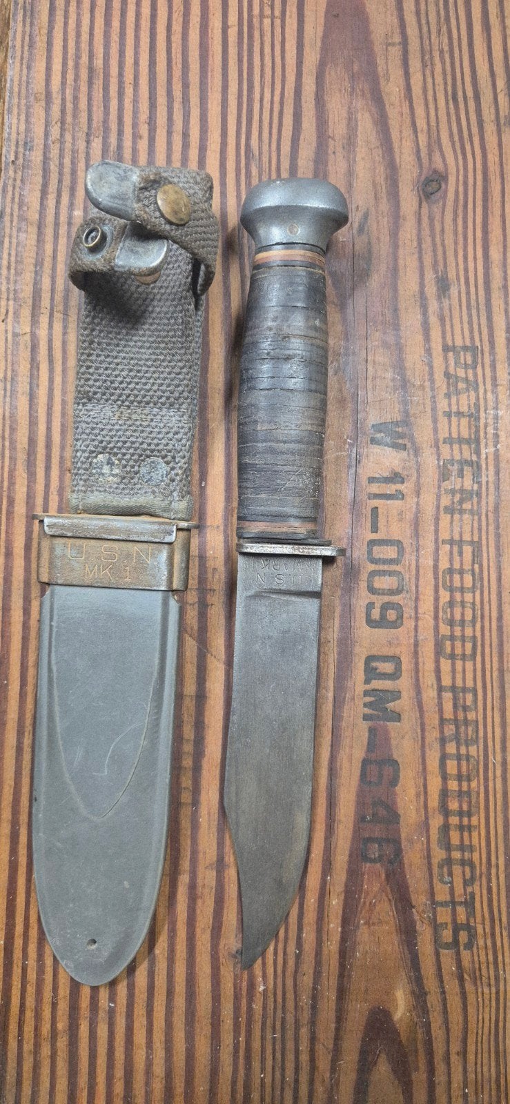 Couteau de combat USN PAL RH35, Collections, Objets militaires | Seconde Guerre mondiale, Envoi
