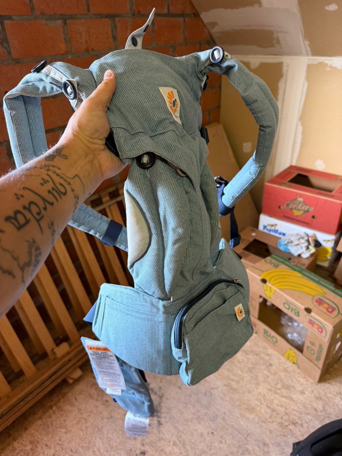 Porte-bébé Ergobaby Omni 360 Cool Air Mesh, Enfants & Bébés, Porte-bébés & Écharpe porte bébé, Enlèvement, Comme neuf, Porte-bébé