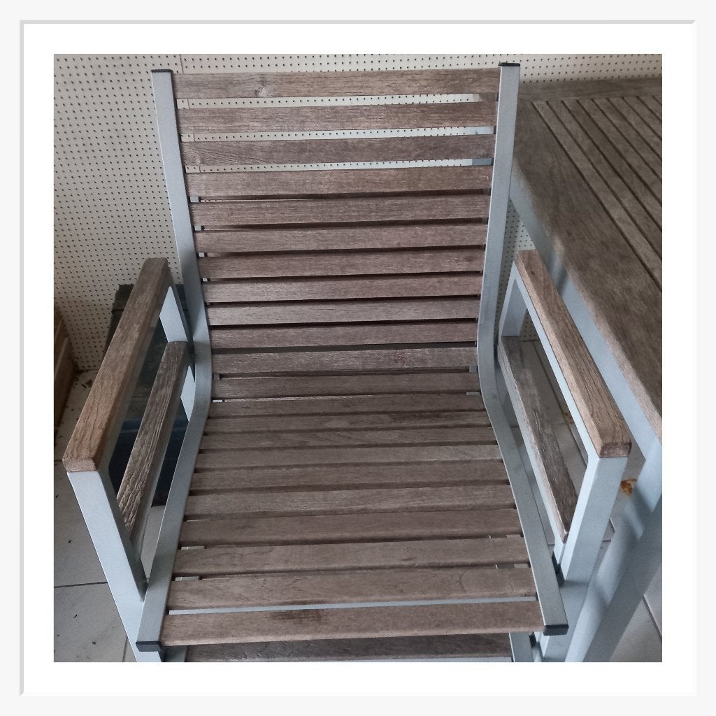 tuinstoelen, Ophalen, 4 zitplaatsen, Gebruikt, Steigerhout