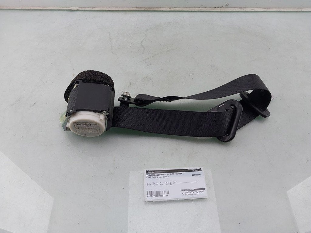 CEINTURE DE SECURITE ARRIERE DROITE Fiat 500 (312), Utilisé, Fiat