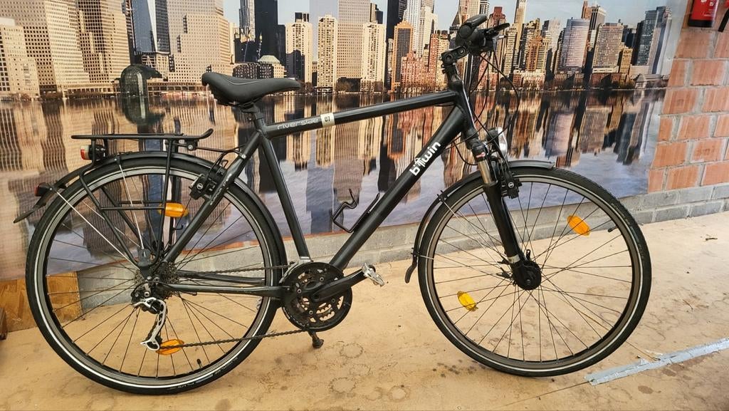 B-twin riverside 07 herenfiets 28 inch, Ophalen