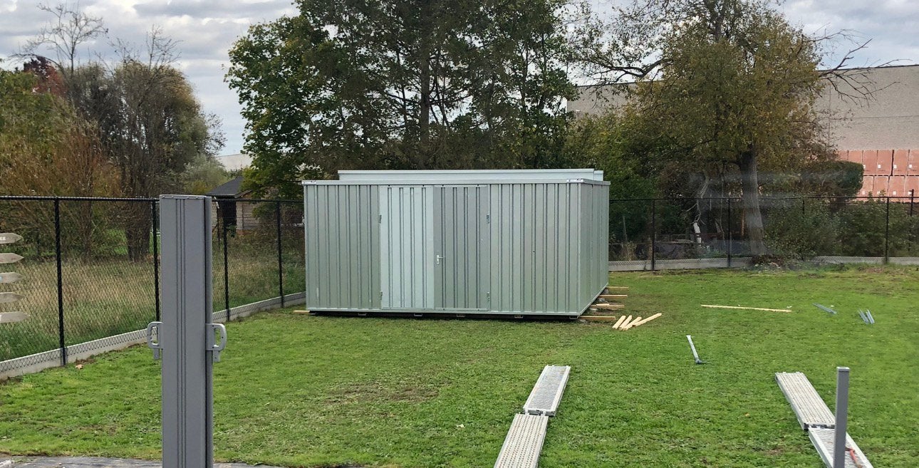 Container 5M x 6M, Ophalen