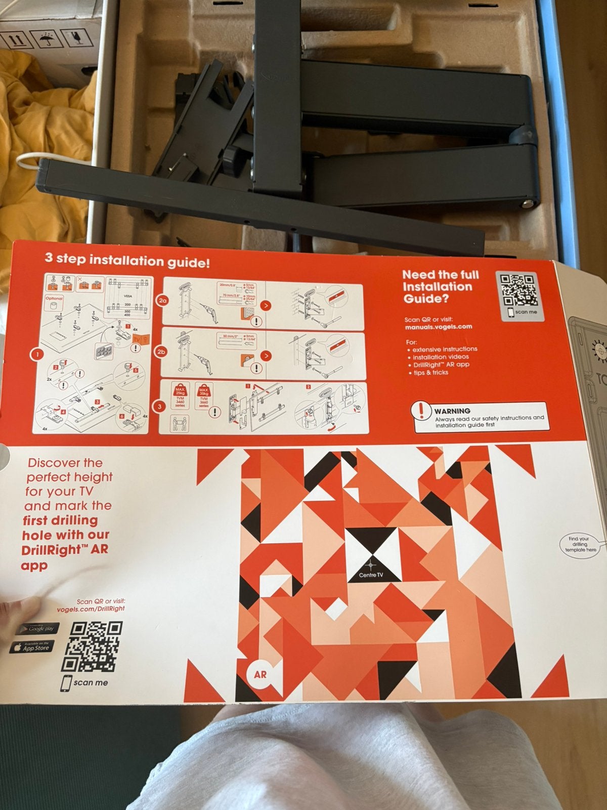 Kit de suspension pour téléviseur, Enlèvement, Utilisé
