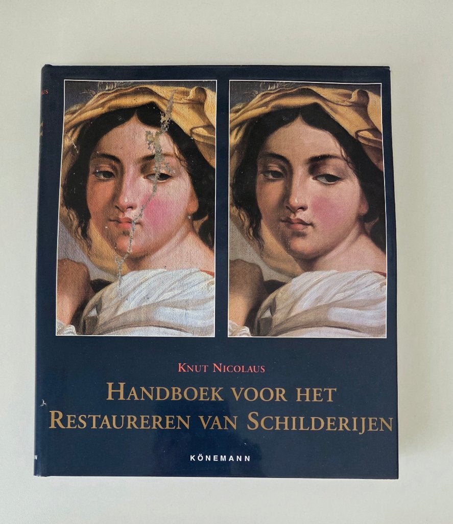 Handboek voor het restaureren van schilderijen (Hardcover), Ophalen, Zo goed als nieuw, Schilder- en Tekenkunst