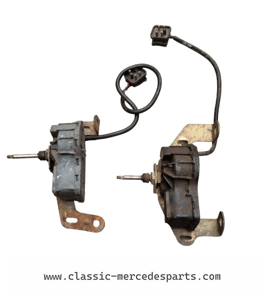 Koplampwissermotor links en rechts Mercedes w126 type 1, Gebruikt, -, Ophalen of Verzenden, -