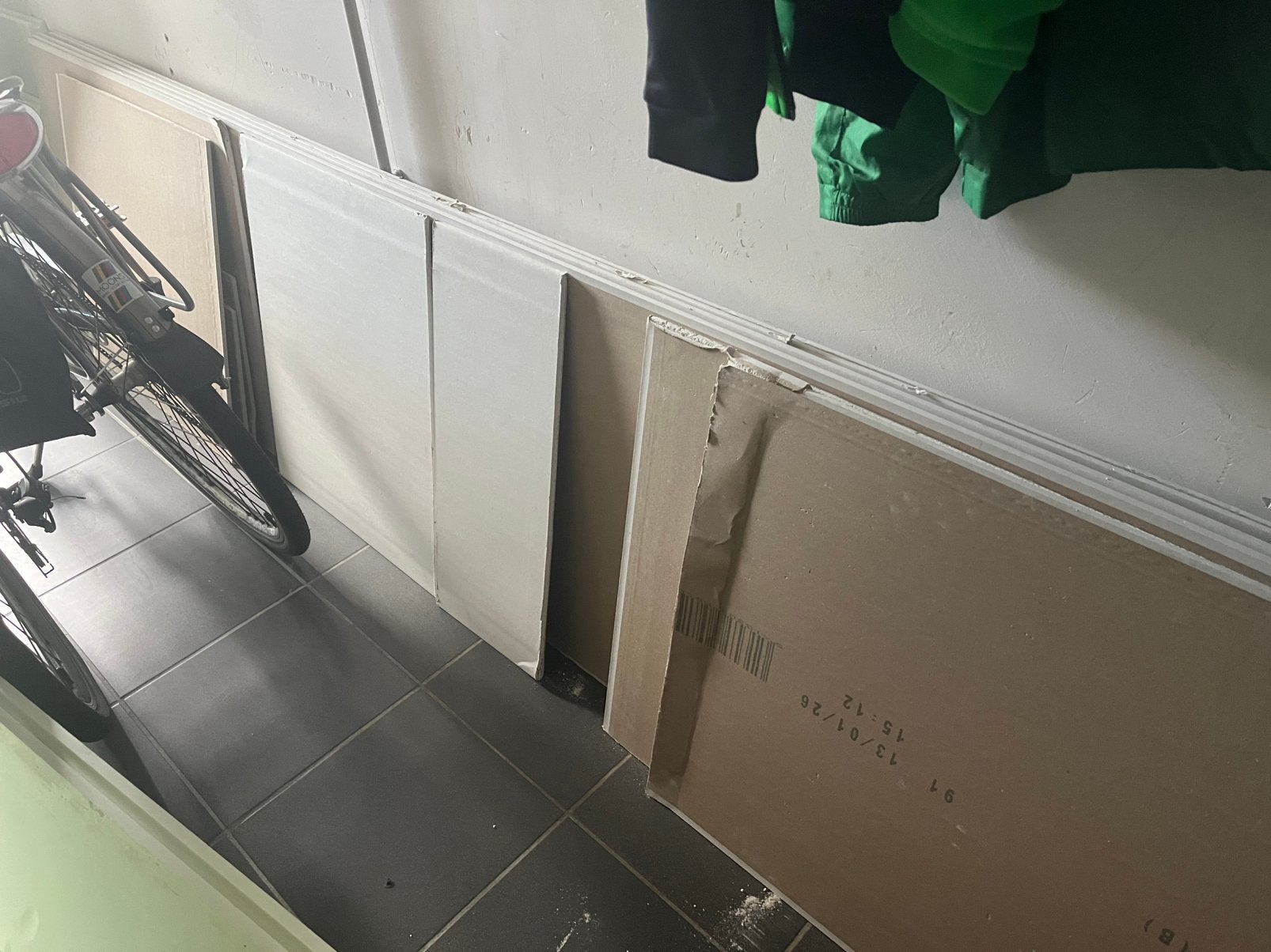 Gipsplaten gratis, Doe-het-zelf en Bouw, Ophalen, Zo goed als nieuw