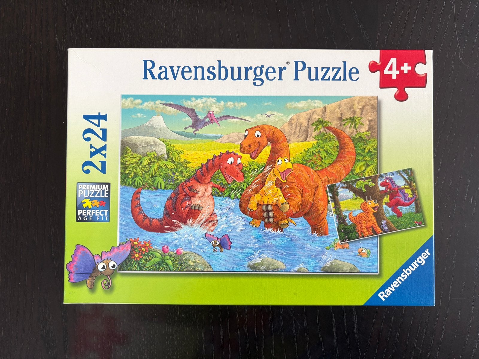 Puzzel Vrolijke dino’s 2-in-1 Ravensburger 4+, Enfants & Bébés, Jouets | Puzzles pour enfants, Enlèvement, 10 à 50 pièces, Comme neuf