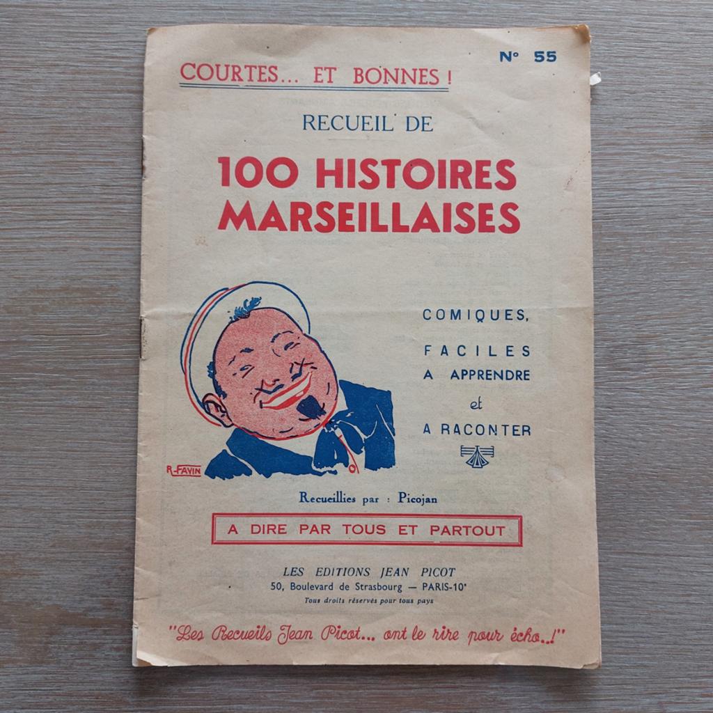Oud Frans boekje : 100 histoires Marseillaises, Ophalen of Verzenden