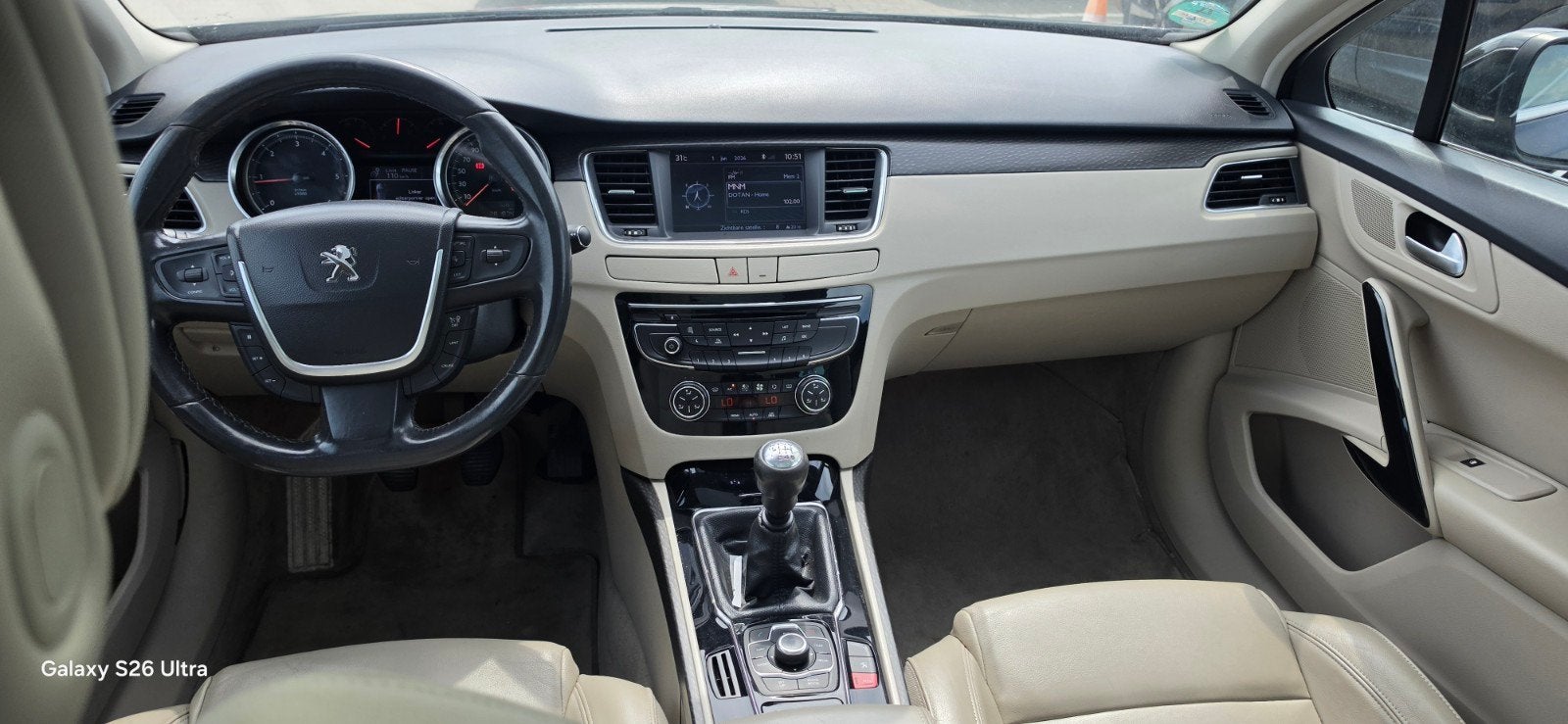 Peugeot 508 2.0Hdi Leder/Panodak full option, Euro 5, Achat, Beige, Entreprise