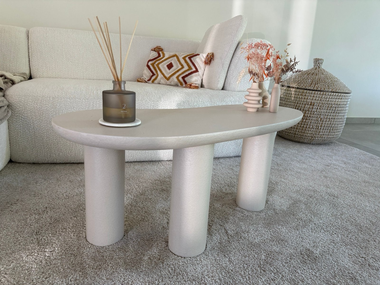 Clay lime salontafel te koop, Ophalen, Overige materialen, Minder dan 50 cm, 50 tot 100 cm