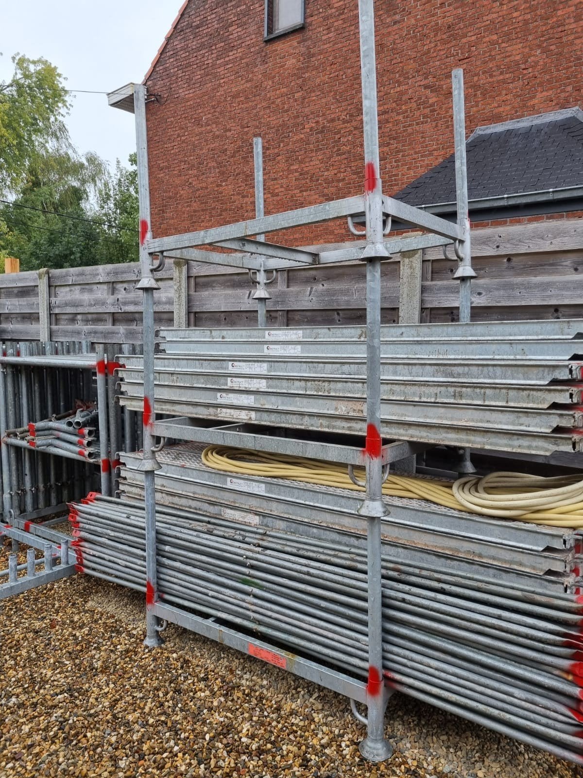 Layher opbergmodule voor stelling, Enlèvement