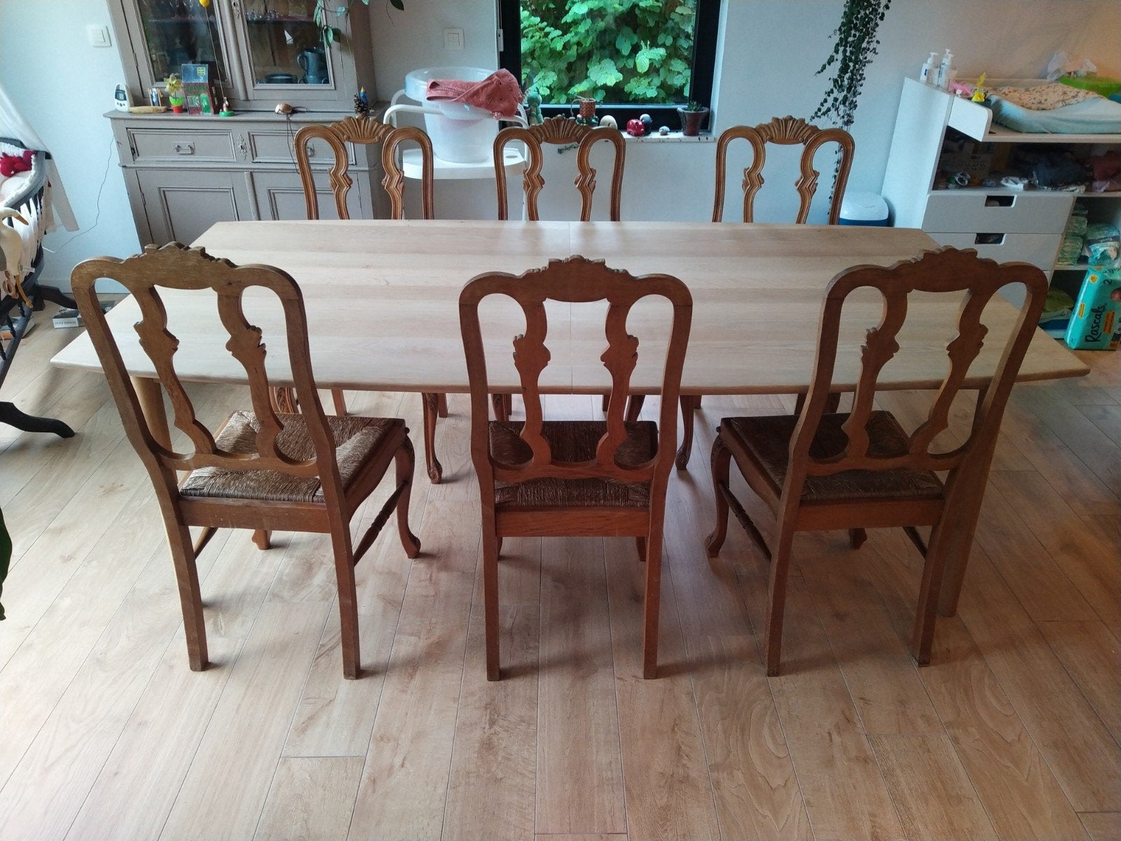6 stevige stoelen, Ophalen, Gebruikt, Vijf, Zes of meer stoelen