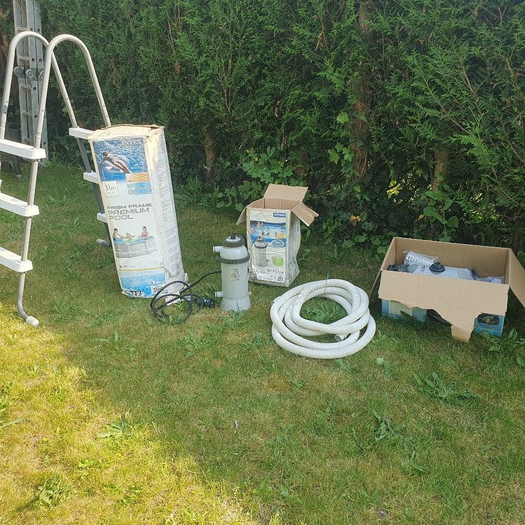 Zwembad+verwarming+trap (305×76), Ophalen, Verwarming
