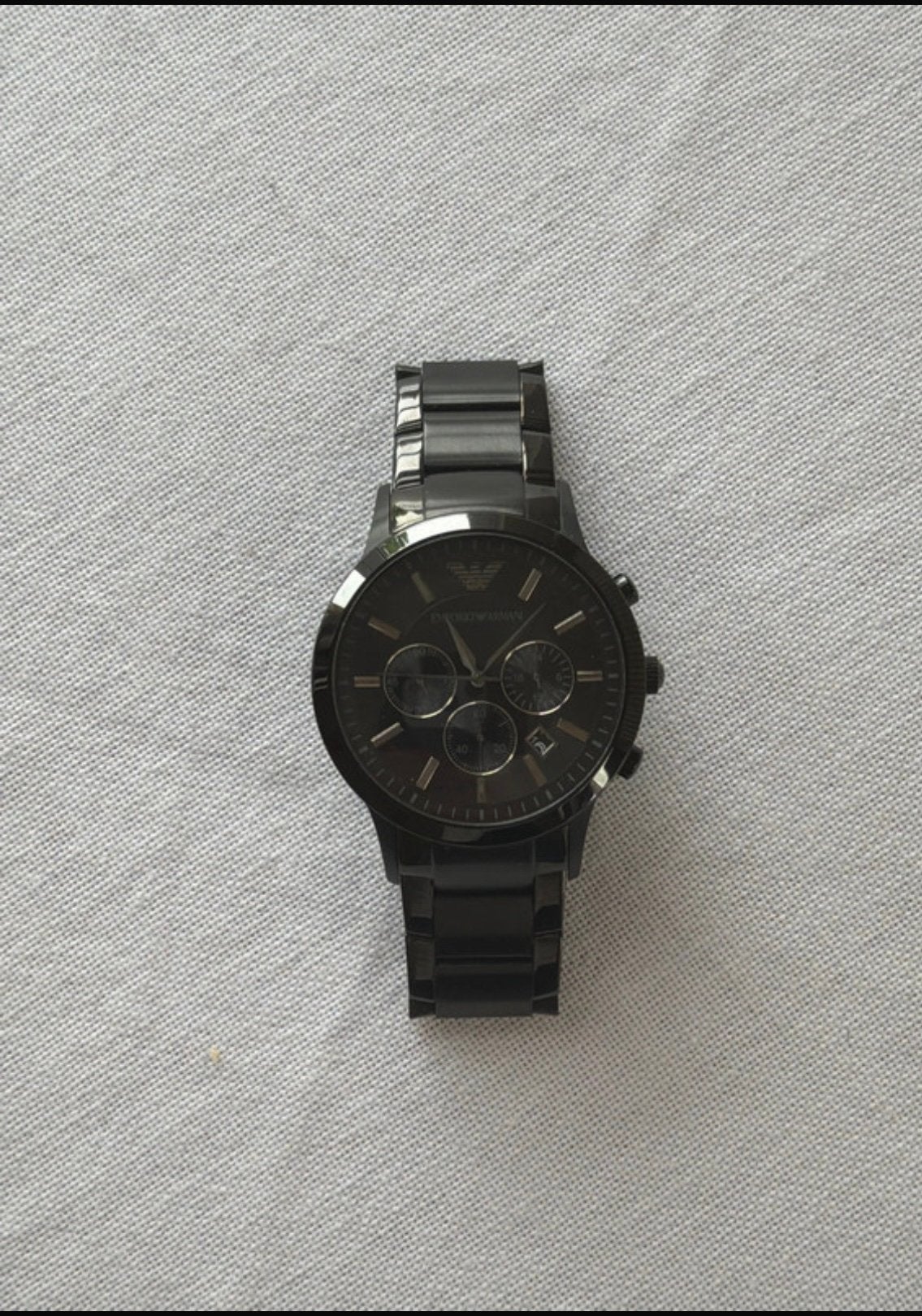 Emporio Armani horloge, Ophalen, Zo goed als nieuw, Staal