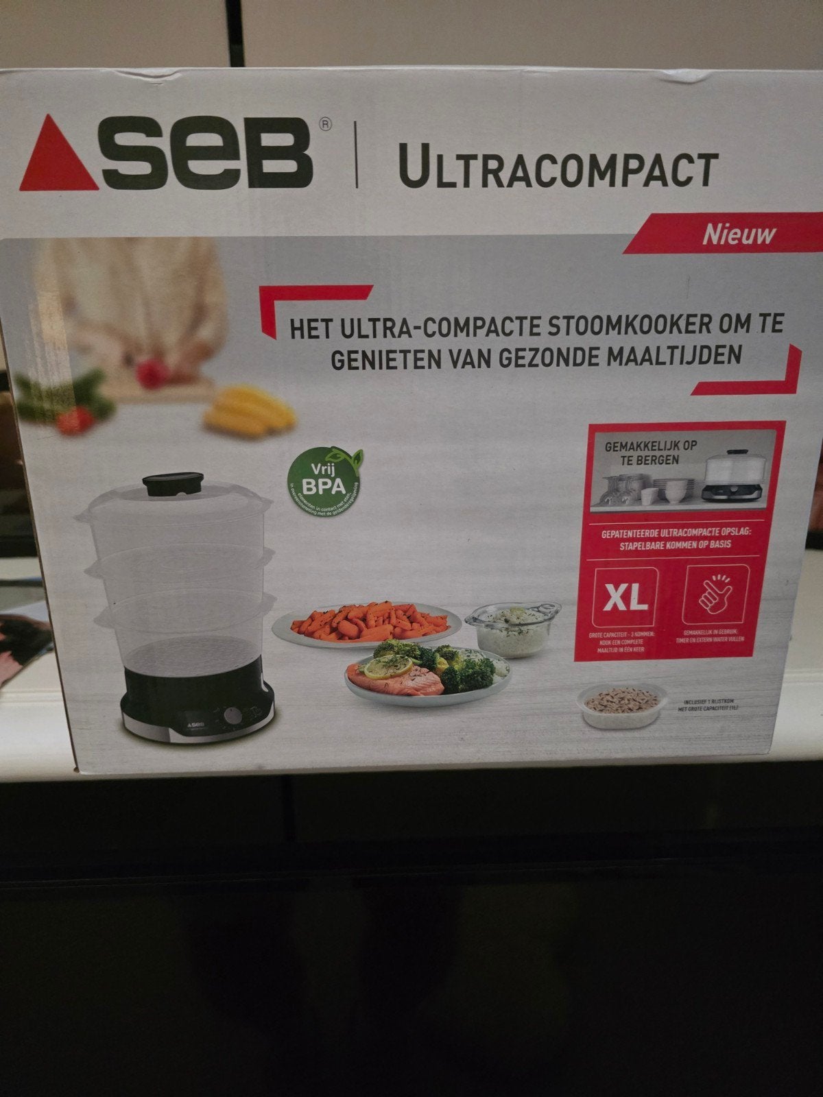 stoomkoker SEB VC204800, Elektronische apparatuur, Stoomapparaten, Ophalen, Nieuw