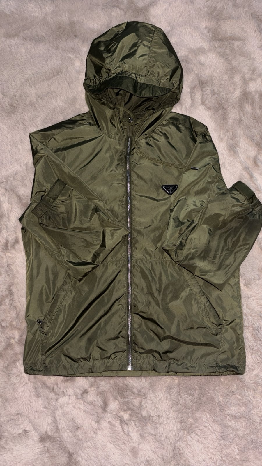 Prada vest, Ophalen of Verzenden, Zo goed als nieuw, Maat 46 (S) of kleiner, Groen