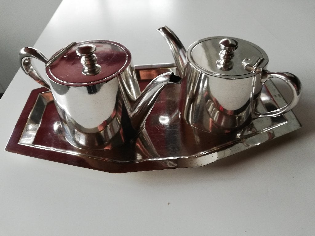 Verzilverde theekannetjes, Ophalen of Verzenden, Zilver