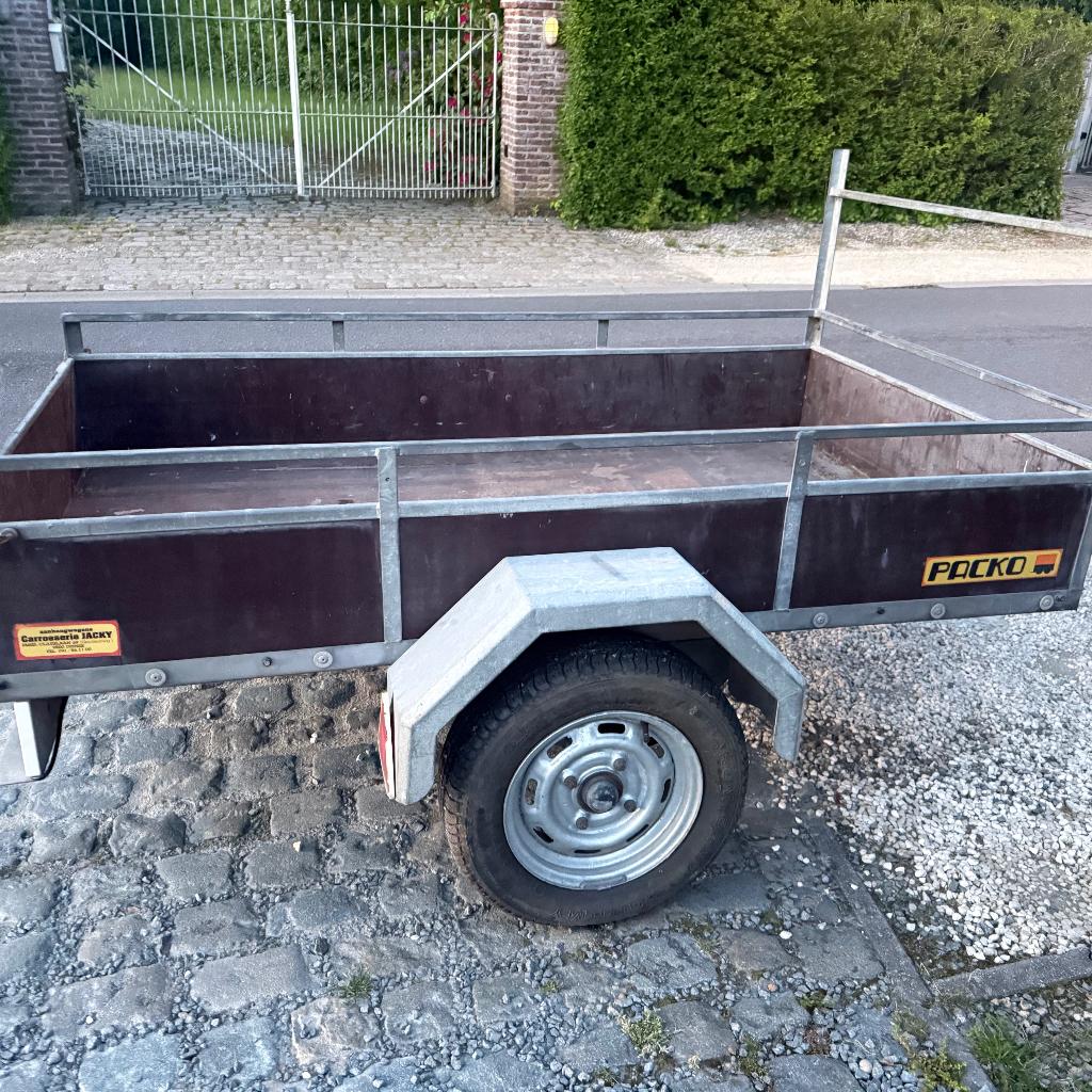 aanhangwagen galvanisee , in zeer goede staat, Enlèvement, Utilisé
