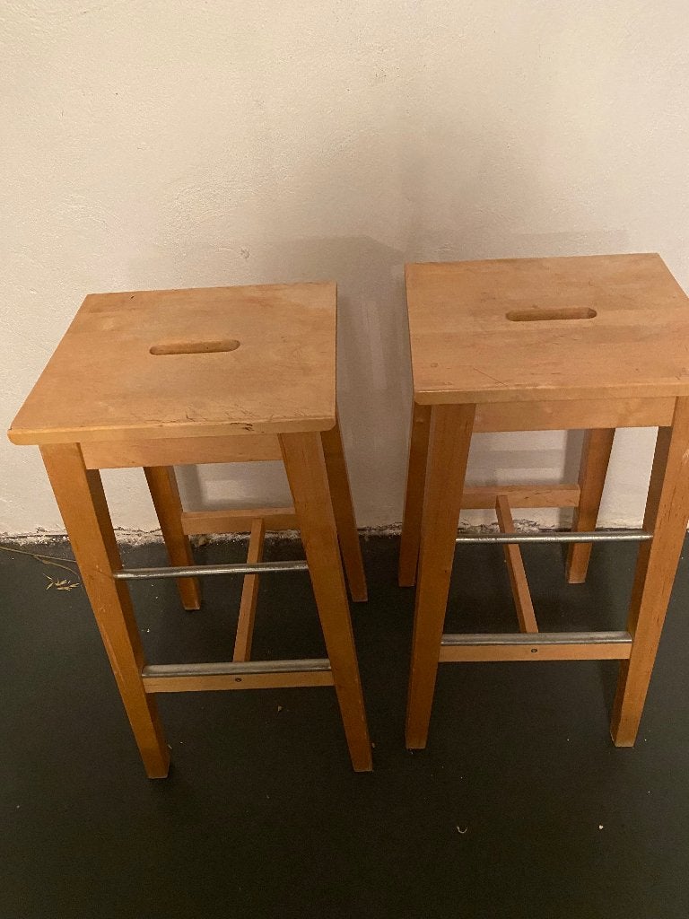 Barkruk, Huis en Inrichting, Barkrukken, Ophalen, Gebruikt, Met voetsteun, 60 tot 90 cm