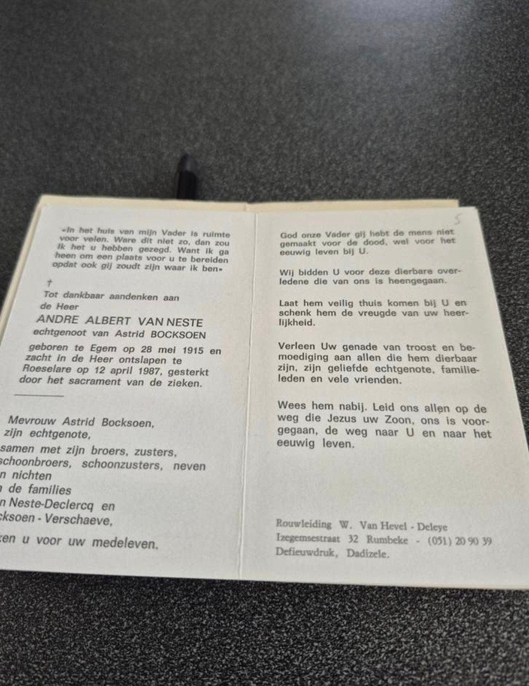 Bidprentjes Roeselare, Verzamelen, Bidprentjes en Rouwkaarten, Ophalen of Verzenden