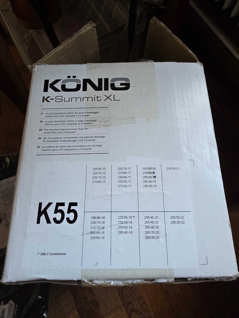 Chaines à neige Konig   K-Summit XL   K55, Enlèvement, Comme neuf