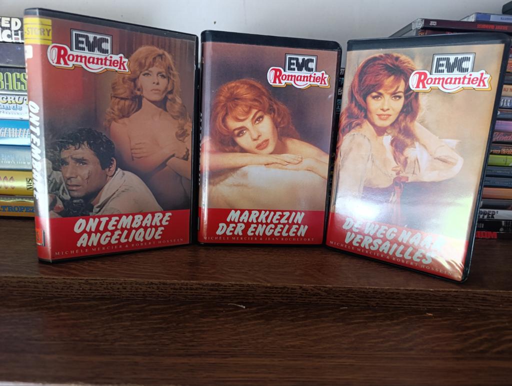Ex rental VHS en VCC Angélique, Cd's en Dvd's, Ophalen