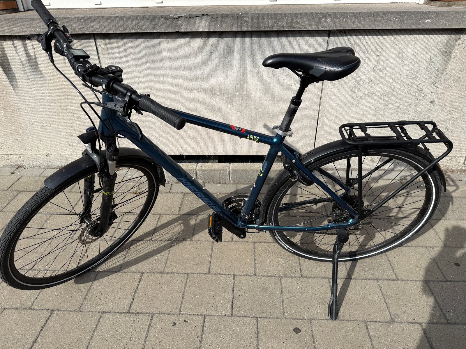 Merida crosshybride fiets 28” maat 51, 28 inch, Vering, 49 tot 53 cm, Zo goed als nieuw