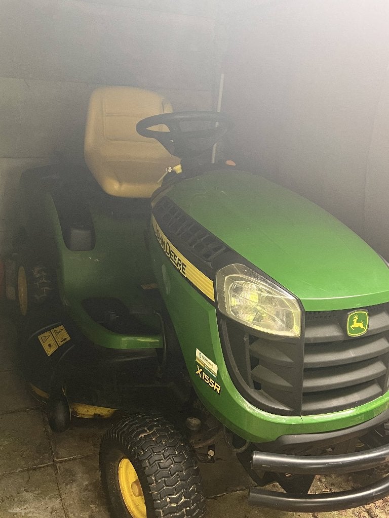JOHN DEERE X155R ZITMAAIER | 219 UUR | V-TWIN 656CC |, Tuin en Terras, Ophalen, Gebruikt, John deere, Opvangbak