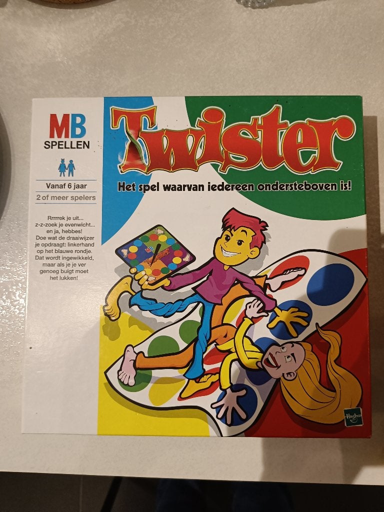 twister, Hobby en Vrije tijd, Ophalen of Verzenden, Zo goed als nieuw, MB spellen