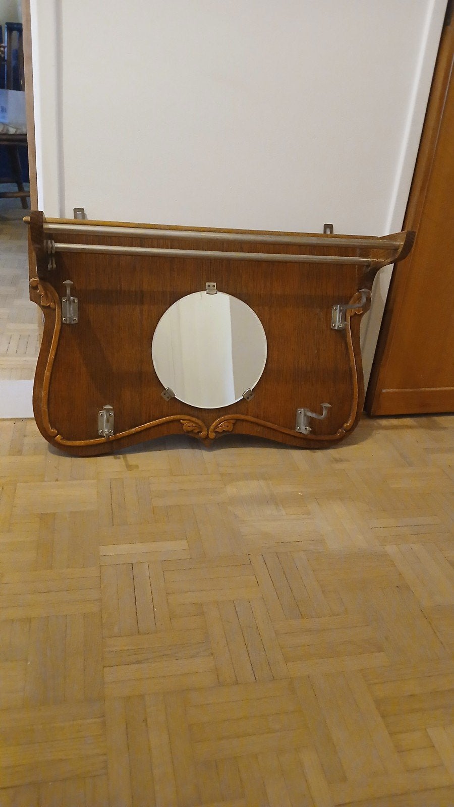 Vintage/retro kapstok, Ophalen