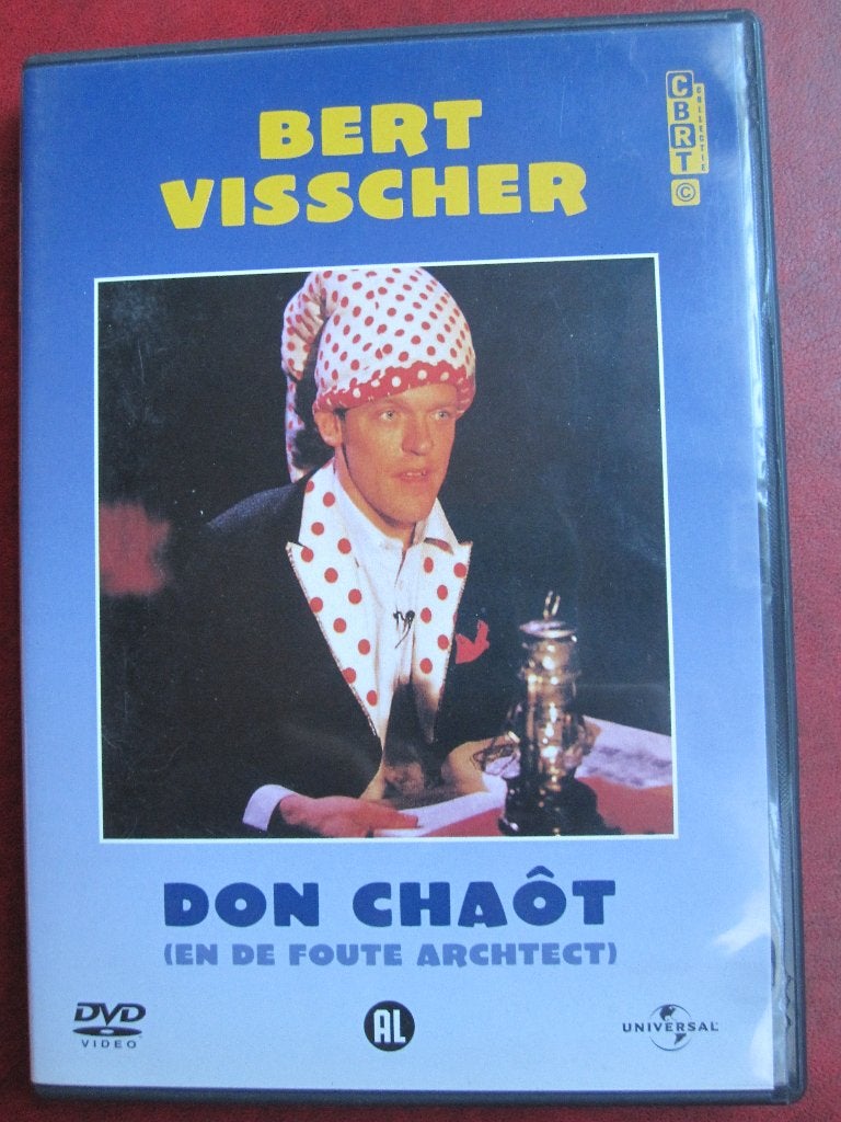 Bert Visscher Don Chaôt (en de foute architect), Stand-up of Theatershow, Bert Visscher, Alle leeftijden, Zo goed als nieuw