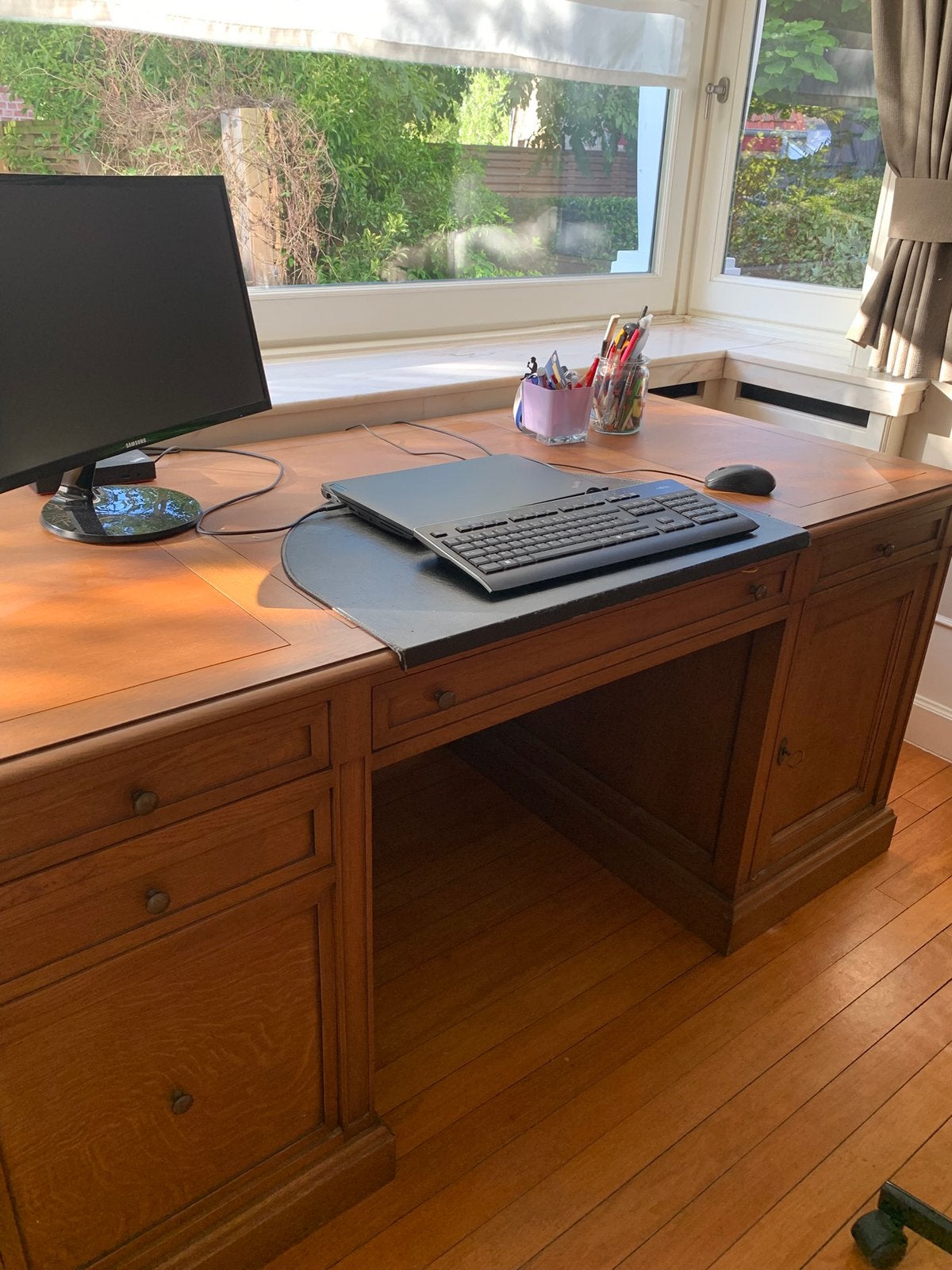 Superbe bureau en chêne, Maison & Meubles, Enlèvement, Comme neuf